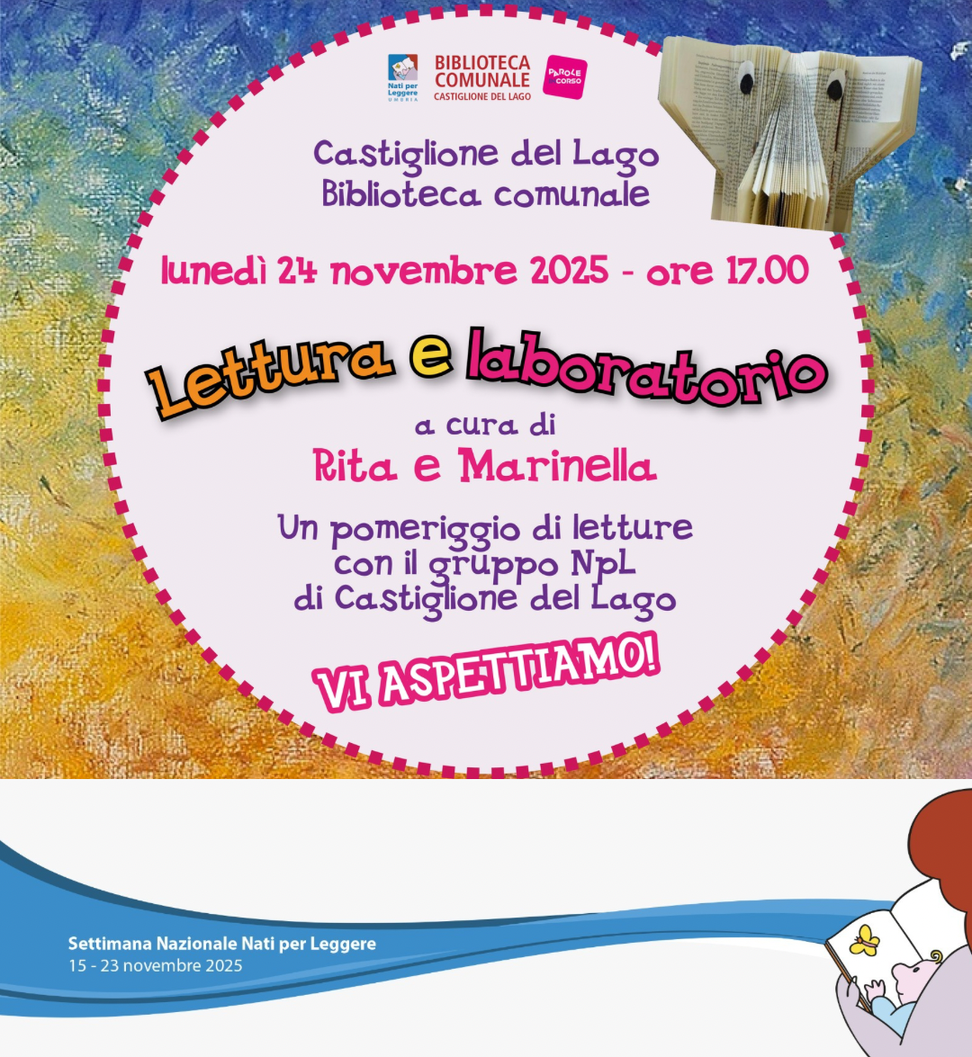 Nati per leggere e Nati per la musica 2025