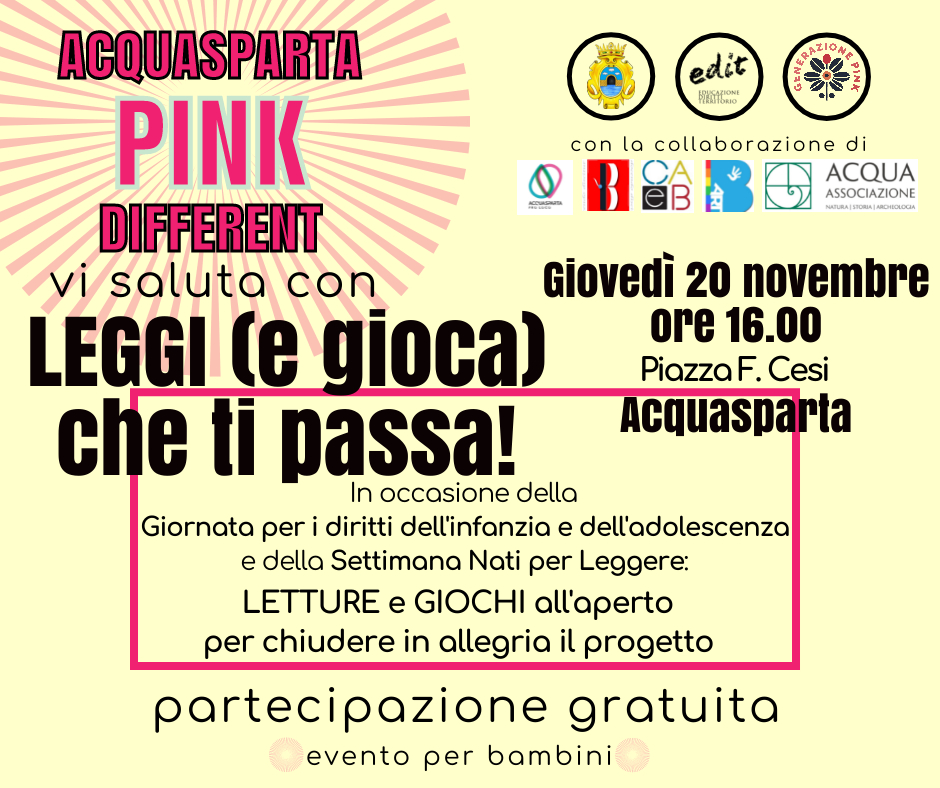 LEGGI (e gioca) che ti passa!