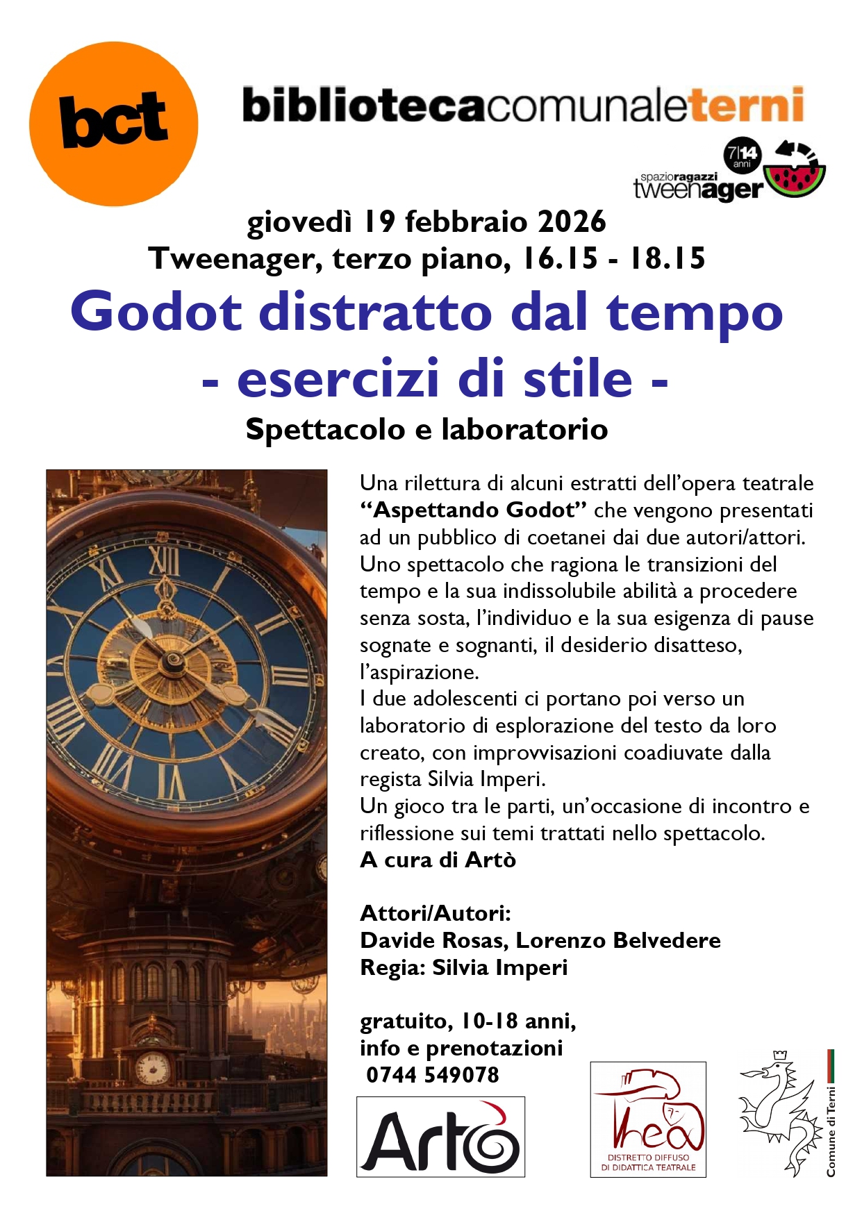 Godot distratto dal tempo - esercizi di stile -
