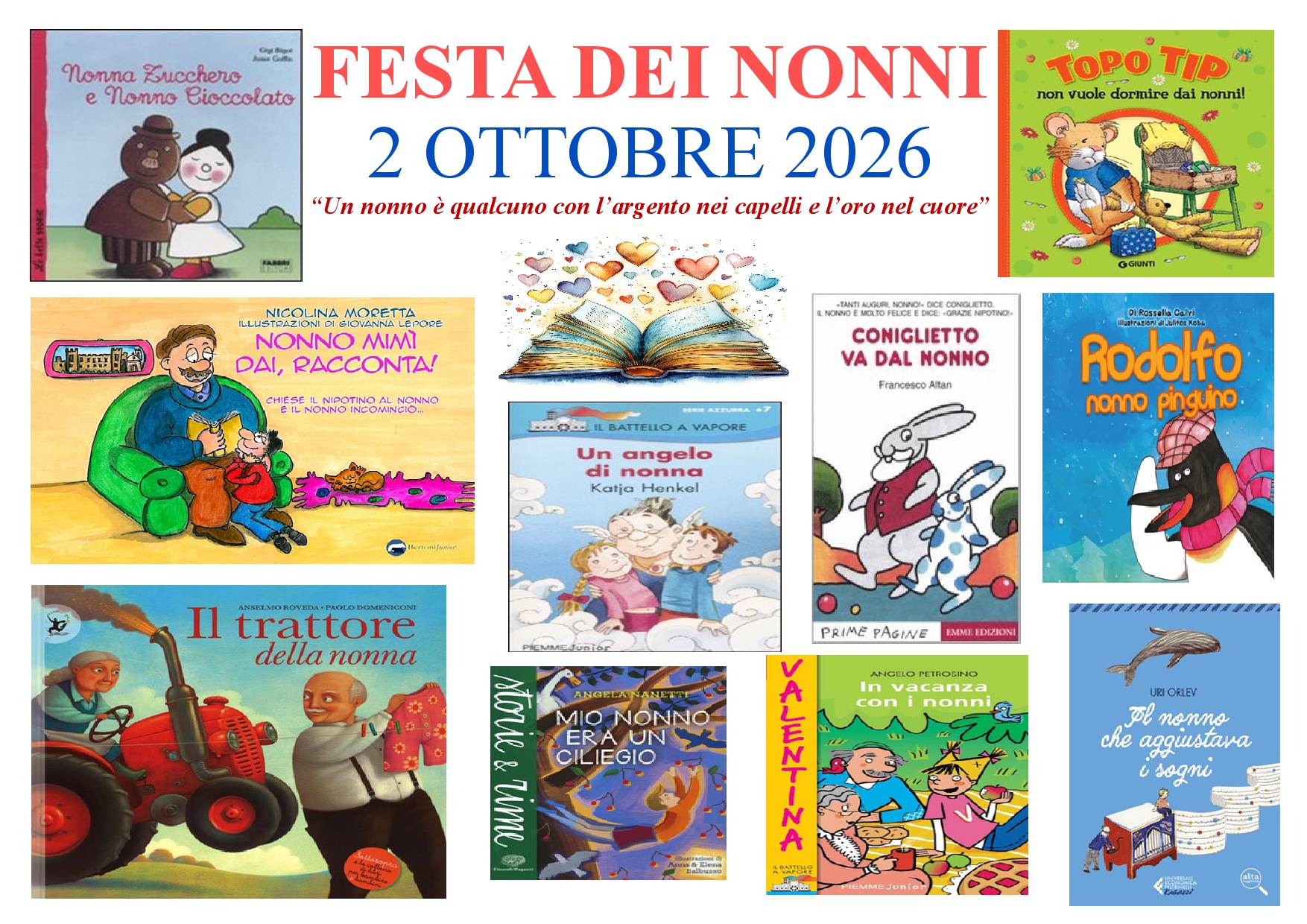 2 ottobre 2026 "Festa dei Nonni"